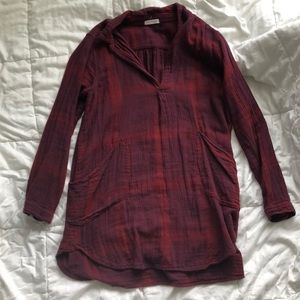FP plaid tunic